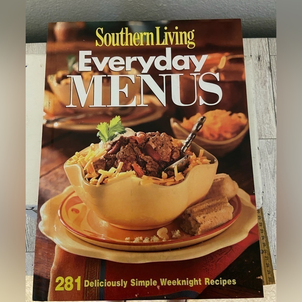 Vintage southern living cookbook